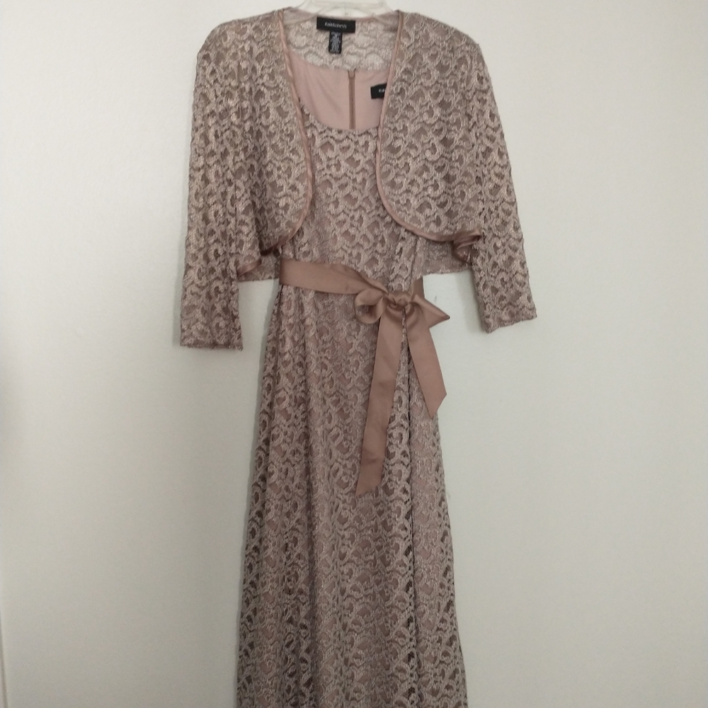 EUC R&M Richards Lace Formal Dress Sz 12